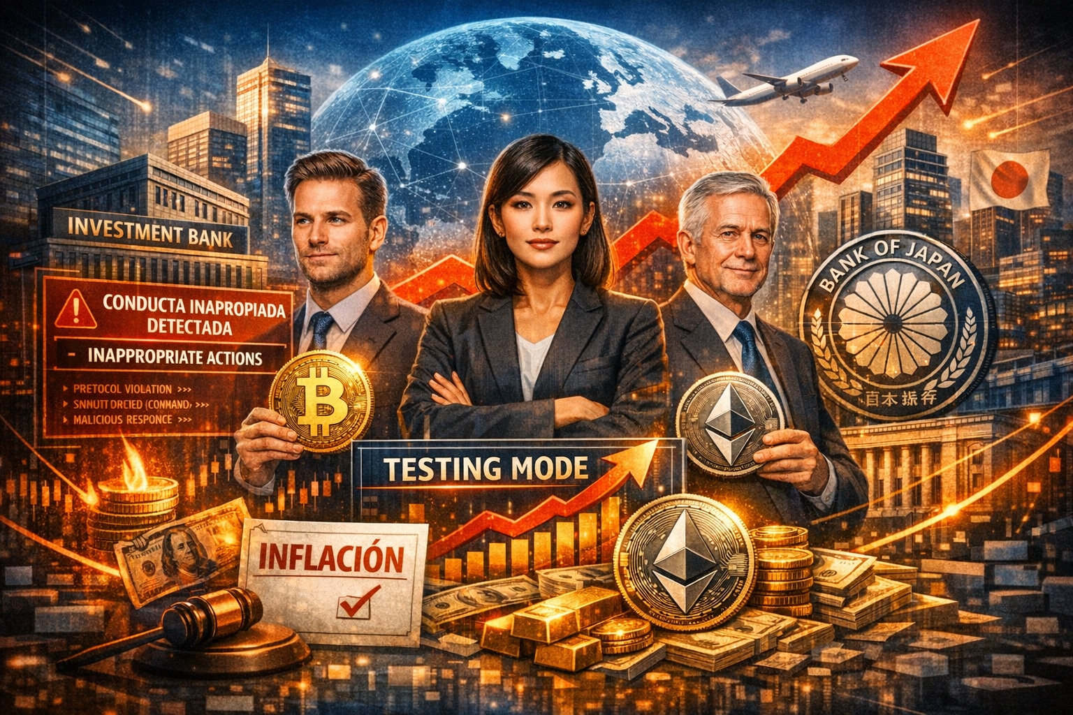 Negocios globales apuestan por cripto ante presión inflacionaria