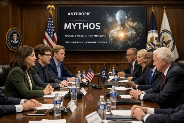 La empresa Anthropic discute su IA Mythos con autoridades de EE.UU. durante disputa institucional