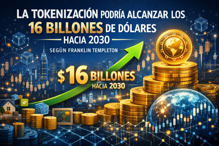 La tokenización podría alcanzar los 16 billones de dólares hacia 2030, según Franklin Templeton