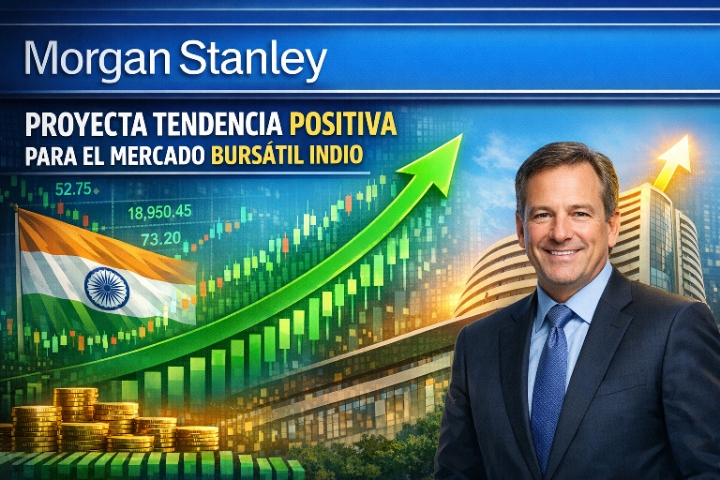 Morgan Stanley proyecta una tendencia positiva para el mercado bursátil indio