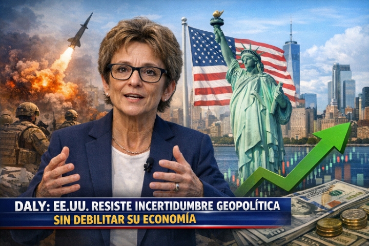 Daly afirma que EE.UU. resiste incertidumbre geopolítica sin debilitar su economía