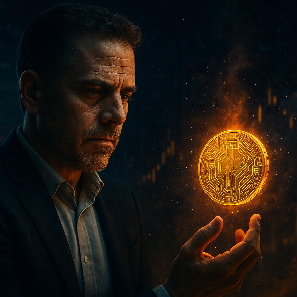 Hunter Biden desmiente haber obtenido ganancias de su memecoin LAPTOP tras el colapso